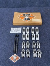 Erson SBC Roller Rocker Arms 1.5 Ratio 3/8 Stud W/Locks NHRA Drag Race Chevy Nos picture