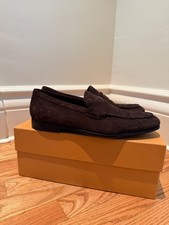 Tod's Men's Brown Suede Loafers – Size 9 – Made in Italy – Original Box picture