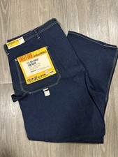 Vtg 60s 70s Sweet-Orr Denim Carpenter Work Jeans Deadstock NOS 48x30 USA picture