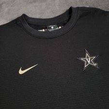 Nike Vanderbilt Commodores Shirt Small Long Sleeve Thermal Dri-FIT Black Mens picture