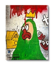 Olaolu SLAWN Inspired 8 X 10 Famous Graffiti Street Art Acrylic Oil Painting picture