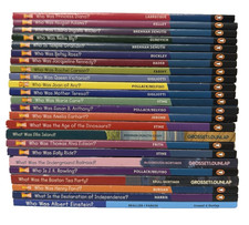 Lot 24 Who Is Was What Where Is Biography History Chapter Books VERY GOOD picture