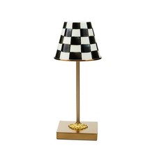 Mackenzie - Childs Courtly Check LED Rechargeable Cafe Table Lamp, Courtly Check picture