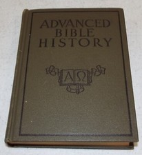 Vtg Advanced Bible History in the Words of Holy Scripture 1936 Maps Concordia picture