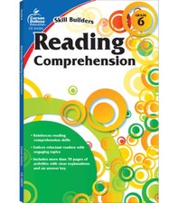 Reading Comprehension, Grade 6 (Skill Builders) - Paperback - GOOD picture
