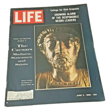 June 3, 1966 LIFE Magazine Old 60s ad ads Romans  4 5 6 7 8 9 66 picture
