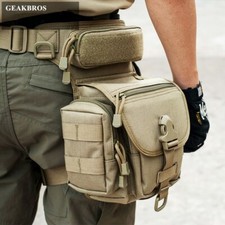 BOLSO TACTICO MILITAR para la Pierna Cintura Canguro Bolsa Mochila Riñonera picture