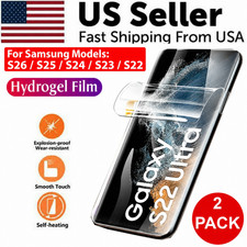 2PCS HYDROGEL Screen Protector For Samsung Galaxy S26 S25 S24 S23 S22 Ultra Plus picture