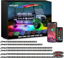 Nilight 6PCS Golf Cart Underbody Light Kit Multi-Mode Neon Accent Lighting picture