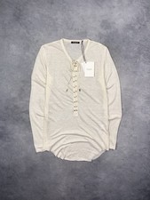 RARE Balmain SS16 Runway Ivory Lace Up Linen Long Sleeve Shirt RRP1000$+ picture