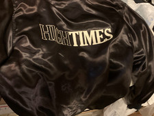 HIGH TIMES MAGAZINE VINTAGE 1975-76 COLLECTIBLE MEDIUM BLACK JACKET -NICE picture