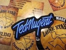 EMBROIDERED TED NUGENT CONTOUR ROCK BAND PATCH (Please Read Ad) picture
