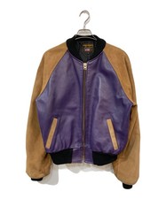 VANSON Leather team jacket 42 Purple picture