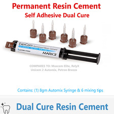 Dental Permanent Resin Cement Universal Dual Cure 8gm. Automix Syr, Exp: 04/2028 picture