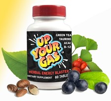 Up Your Gas: 60 TABLETS -Herbal Energy Blaster, Classic Tablets,  picture