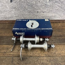 Vintage Avocet Mod I Hub Set 36H 120mm QR Italian Thread Road Bike Alloy Italy picture