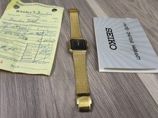 SEIKO LASELLE 6020-5349 Watch With Paperwork Vintage Collectors picture