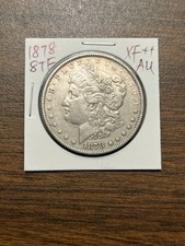 1878 8TF Morgan silver dollar AU #s12 GENUINE GUARANTEED picture