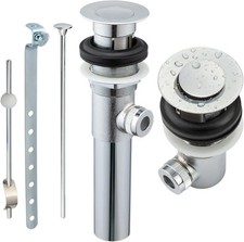 Pop Up Drain Assembly w/ Overflow 1-1/2