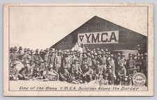 YMCA Building US Mexico Border G.J. Kavanaugh El Paso TX WWI Era Postcard picture