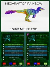 MEGARAPTOR TOP STATS  EGG PAIR -  Ark Survival Ascended Official PVE PC/XBOX/PS5 picture