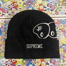 NEW Supreme MF Doom Beanie Black FW23BN74 One Size picture