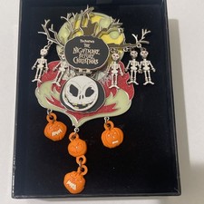 SIGNED Disney Nightmare Before Christmas THE PUMPKIN KING Jack Jumbo LE 750 Pin picture
