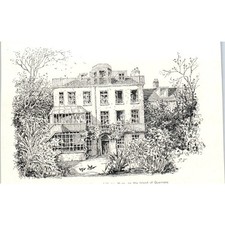 Hauteville House Residence of Victor Hugo Guernsey 1892 Magazine Print AK5-H8 picture