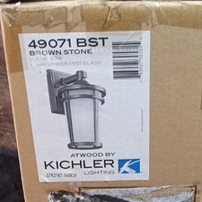 Kichler 49071 Brown Atwood Collection 1-Light 11