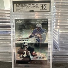Leaf 2024 Metal SP Exclusive Legends Double Sanders/Jackson ELE-02 7/7 CGC 10 picture