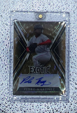 Leaf 2023 Exotic Pedro Martinez Red Sox #BA-PM1 MOJO GOLD 1/1 Auto picture