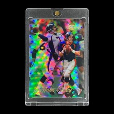 JOHN ELWAY GOLD LABEL REFRACTOR CHROME CARD 1998 Topps NFL Holo - Broncos picture