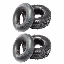 2pc 9x3.50-4 Tire & Tube For ATV Scooter Quad Lawn Mower Tires 9x3.5-4 9x3.5x4 picture