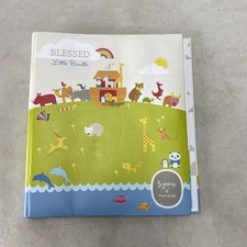 Hallmark Blessed Little Bundle Baby Album Noah Ark Animals Birth - 5 Yr Memory picture