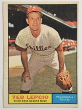 1961 Topps #234 Ted Lepcio Free USA Shipping picture