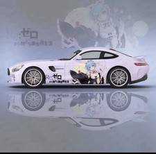 Itasha Custom Car Decals; Anime Inspired Car Decals; Itasha Side Decal,Both Side picture