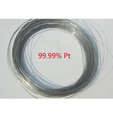 1pcs 99.99% Purity Platinum Pt Metal Wire Diameter 0.1mm - 1mm Flame Reaction picture
