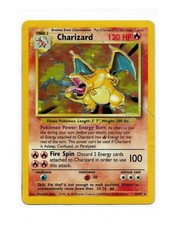 1999 Pokemon Base Set Charizard 4/102 Holo Rare Damaged Unlimited picture