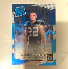 2017 Donruss Optic Rated Rookie RC Christian McCaffrey #168 Carolina Panthers picture
