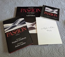 Stephen Sondheim autographed 