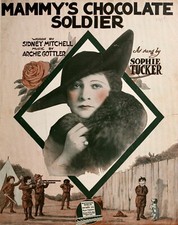 4308 Unknown - Sheet Music Cover 1918 - Mammy's Chocolate Soldier picture