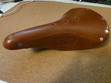Brooks Honey Brown Leather Mens B17 Bycicle Saddle Seat NEW NO BOX picture