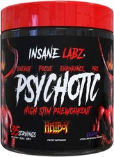 Hellboy Psychotic Pre Workout Grape 35 Servings Energy picture