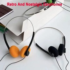 Vintage 80s 90s Headphone Music Mp3 Walkman Portable Wired Small Headphones picture