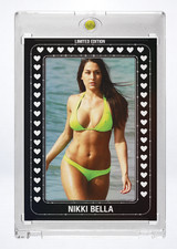 Nikki Bella Holo Bikini Hearts Limited Edition Art | SP Collectible wwe Card picture