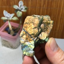 61-35-37mm Natural Labradorite Crystal gemstone Rough Mineral Specimen A3280 picture