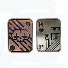 Stress Relief Push Card Metal Fingertip EDC Poker Gyro Toy Office Anti Anxiety picture