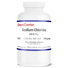 Sodium Chloride (Salt), High Purity Crystals, 99.9% min., 500 grams picture