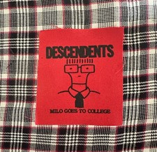 Descendents: Milo Goes.. DIY Patch- Punk Black Flag Leftover Crack  Germs picture