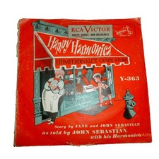 Vintage RCA Victor Happy Harmonica John Sebastian 78 RPM Record Y-363 Gatefold picture